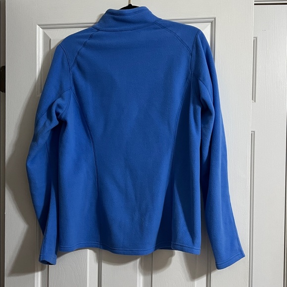 The North Face Blue Long Sleeve Fleece Quarter Zip Pullover Size Large - Picture 6 of 6